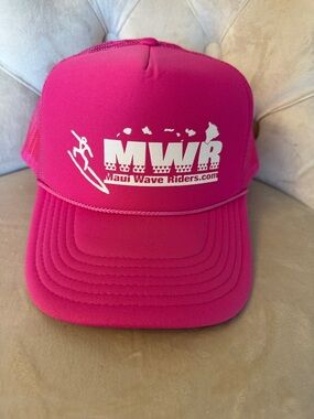 OTTO Hot Pink Mesh Trucker Hat‎